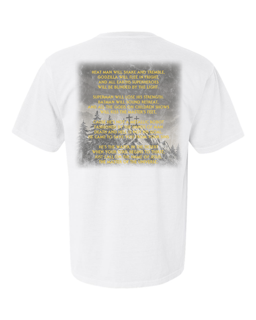 Master Of The Universe Lyrics Tee