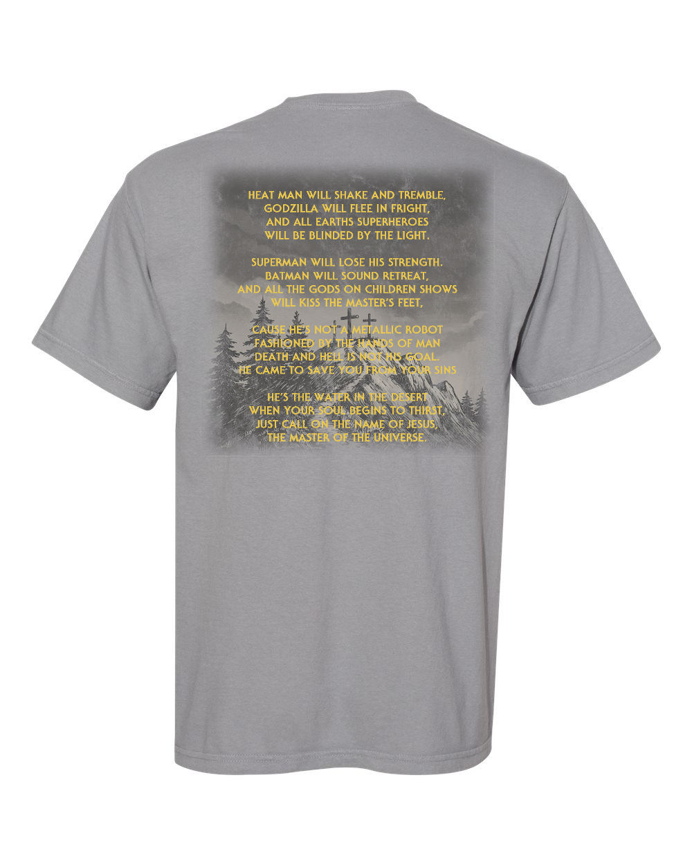 Master Of The Universe Lyrics Tee