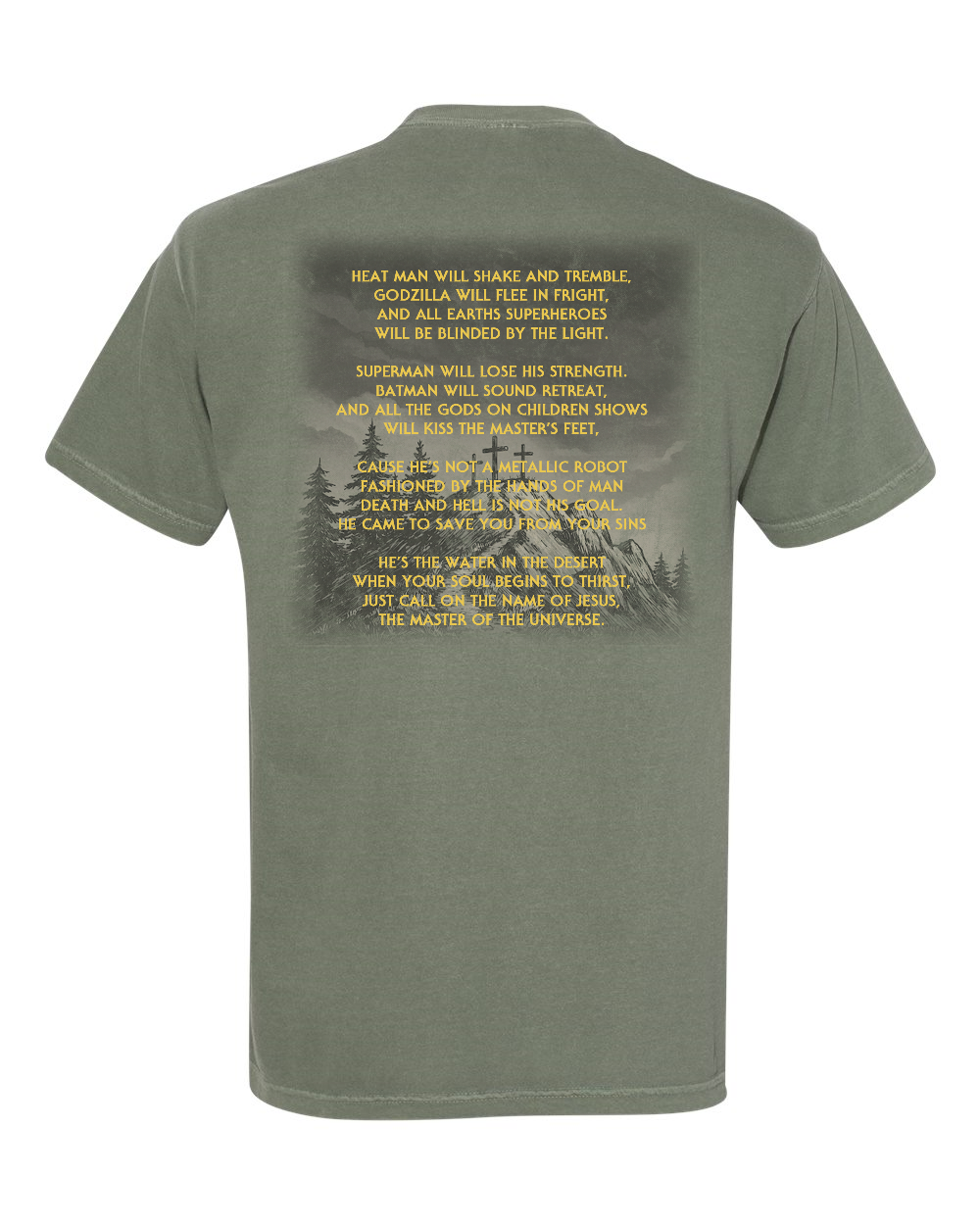 Master Of The Universe Lyrics Tee